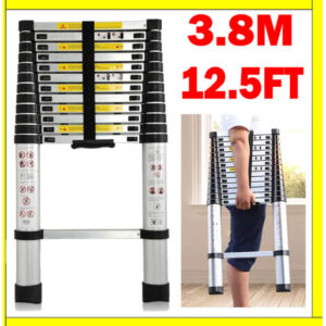 aluminium telescopic ladder 3.8m
