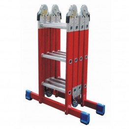 4by3 red multipurpose aluminium ladder