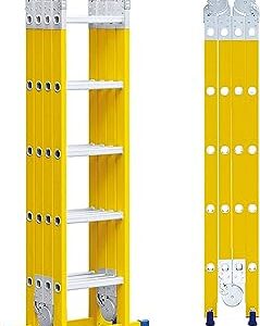 4by5 20ft multipurpose fiberglass ladder
