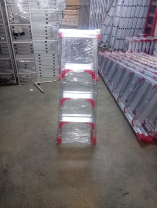 3 step double sided aluminum ladder