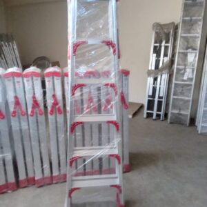 5 step double sided aluminum ladder