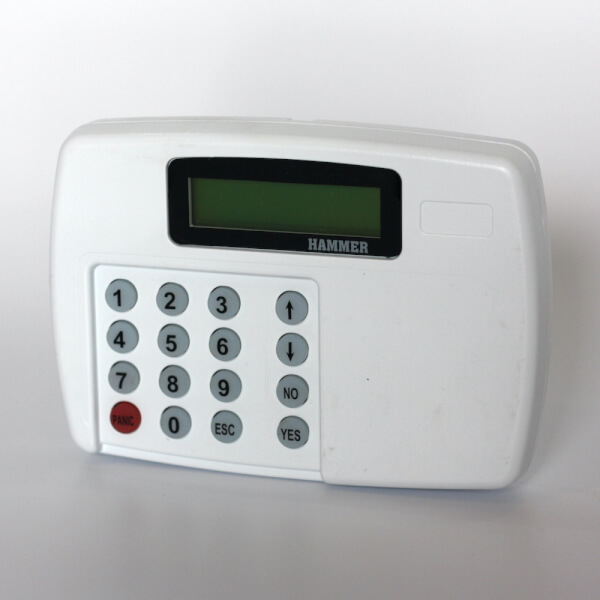 Hammer energizer led keypad