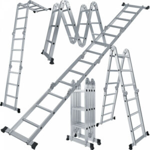 12ft multipurpose aluminum folding ladder